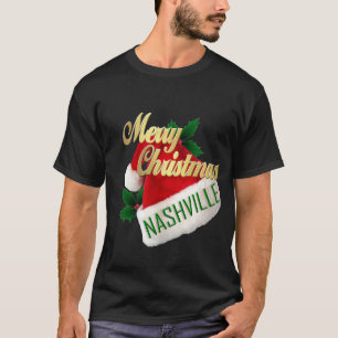 Le T-shirt des hommes de Nashville de Joyeux Noël