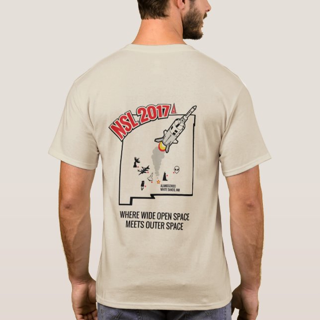 Le T-shirt des hommes de NSL 2017 (Dos)