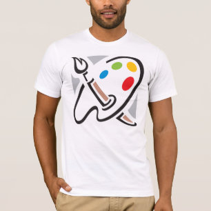 Le T-shirt des hommes de palette de peintres