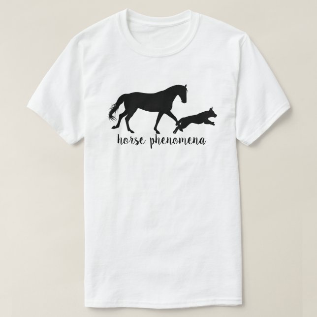 Le T-shirt des hommes de phénomènes de cheval (Design devant)