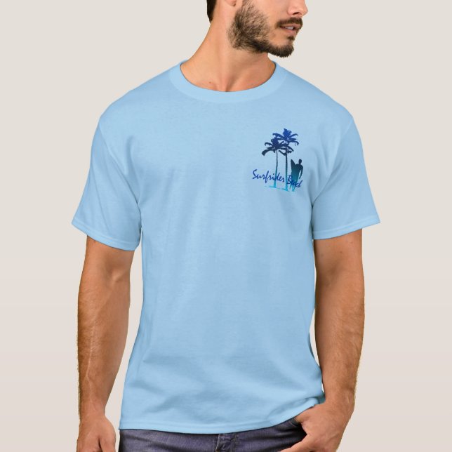 Le T-shirt des hommes de plage de Surfrider (Devant)