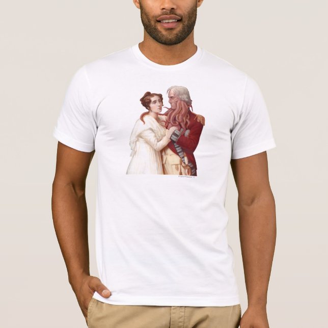 Le T-shirt des hommes de portrait de couverture de (Devant)