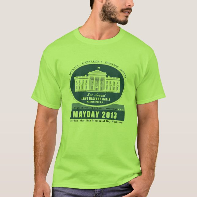 Le T-shirt des hommes de premier mai (Devant)