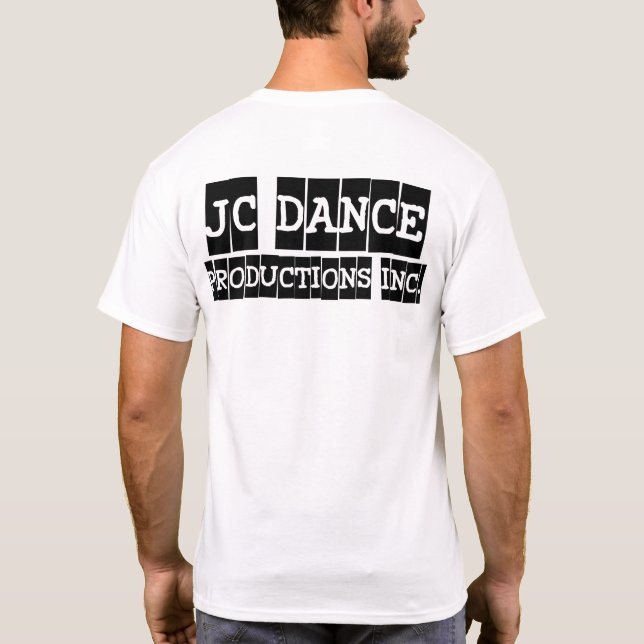 Le T-shirt des hommes de productions de danse de (Dos)