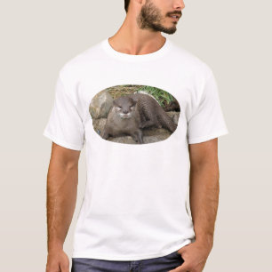 Le T-shirt des hommes de repos de loutre