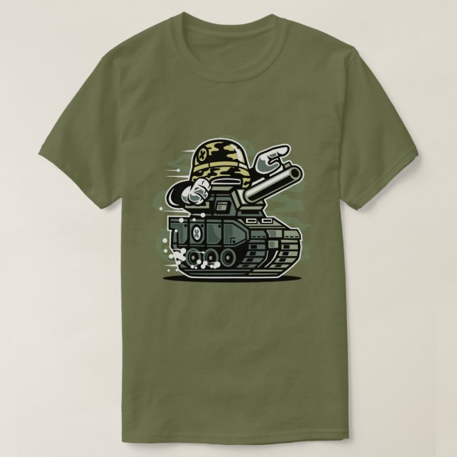 Le T-shirt des hommes de réservoir de guerre (Design devant)