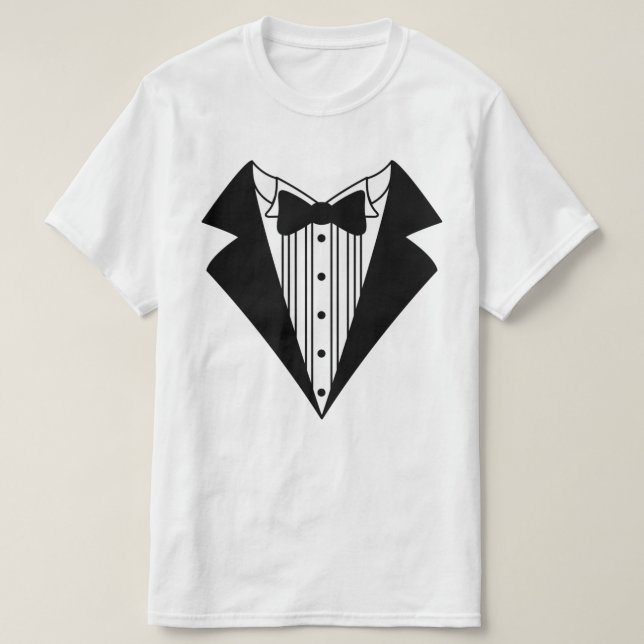Le T-shirt des hommes de smoking (Design devant)