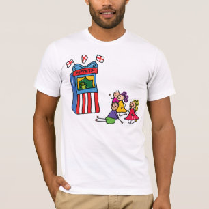 Le T-shirt des hommes de spectacle de marionnettes