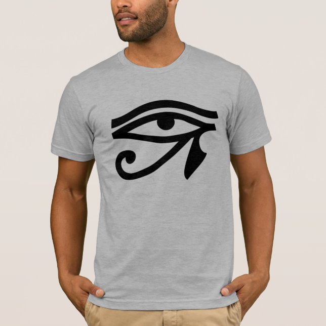 Le T-shirt des hommes de symbole d'oeil d'Egypte (Devant)