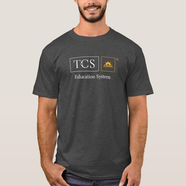 Le T-shirt des hommes de système d'éducation de (Devant)