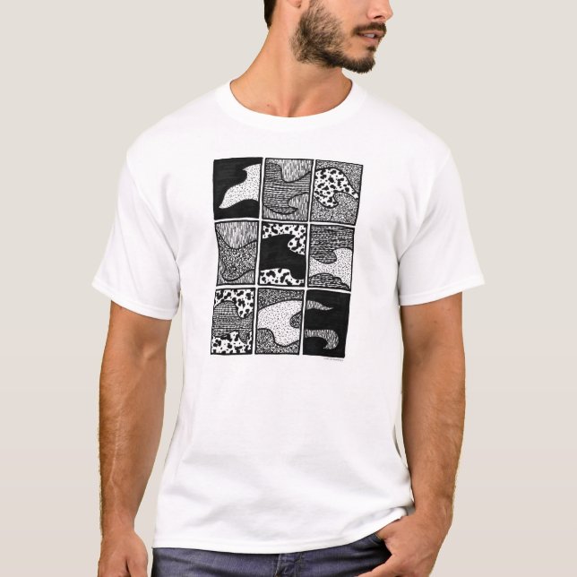 Le T-shirt des hommes de "tempêtes de poussière" (Devant)