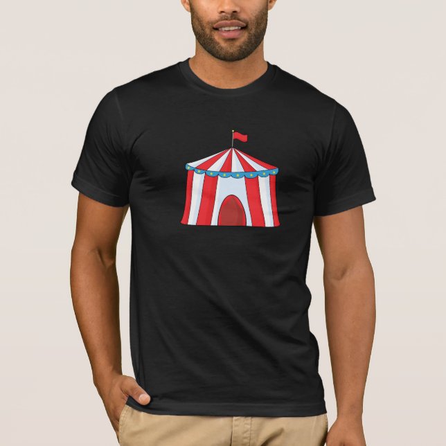 Le T-shirt des hommes de tente de cirque (Devant)