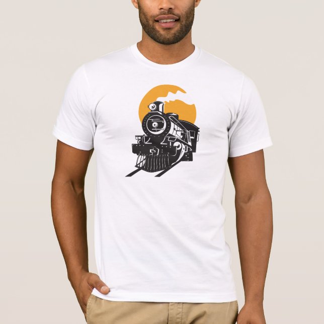 Le T-shirt des hommes de train de vapeur (Devant)
