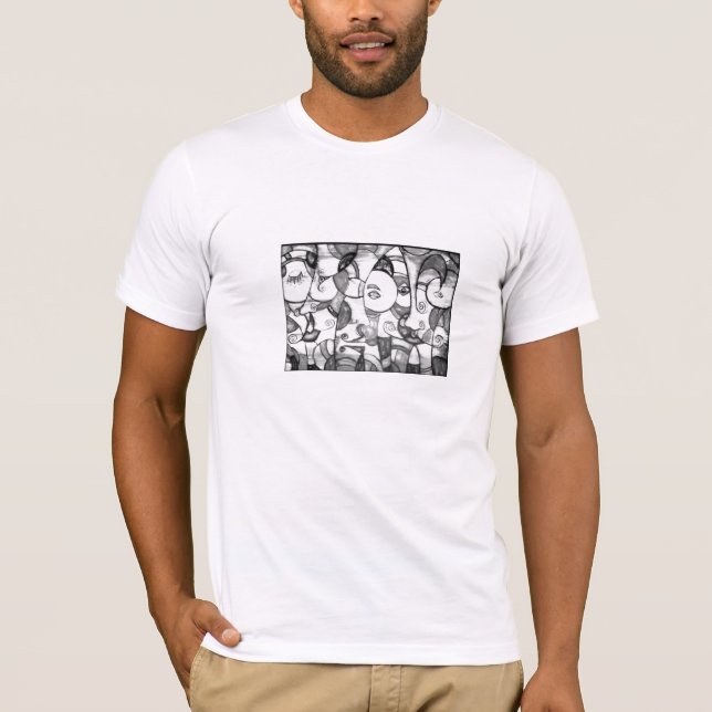 Le T-shirt des hommes de "Trident" (Devant)