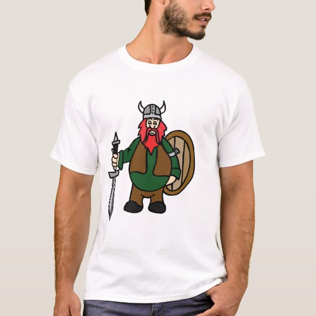Le T-shirt des hommes de Viking (Devant)