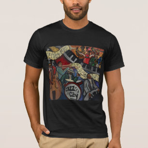 Le T-shirt des hommes "de ville de jazz"