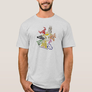 Le T-shirt des hommes d'ongulés d'AZA