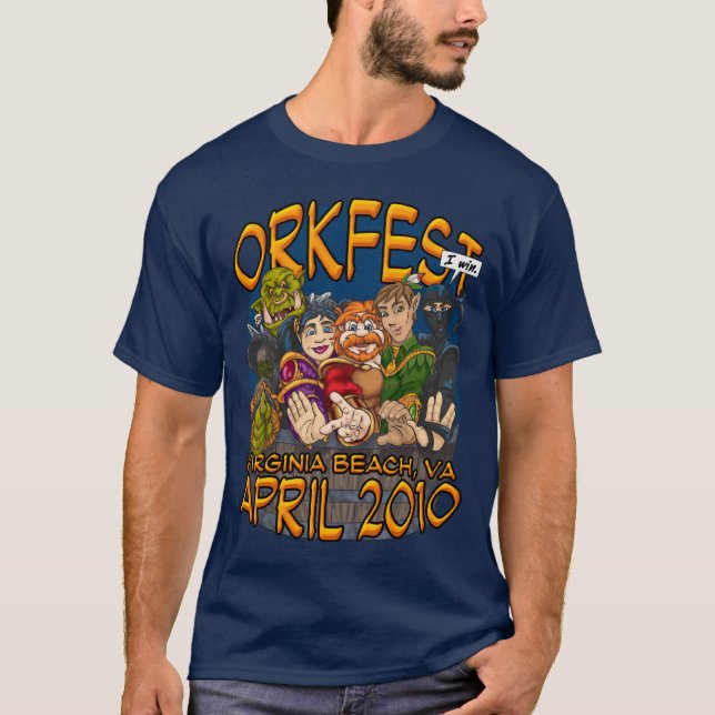 Le T-shirt des hommes d'OrkFest 2010 (Devant)