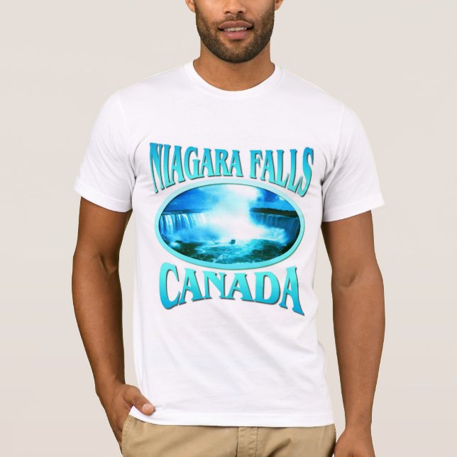Le T-shirt des hommes du Canada de chutes du (Devant)