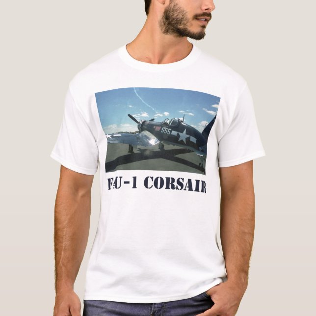 Le T-shirt des hommes du corsaire F4U-1 (Devant)