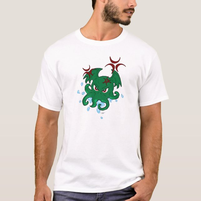 Le T-shirt des hommes fâchés de Cthulhu (Devant)