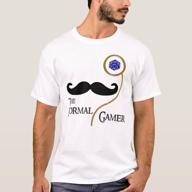 Le T-shirt des hommes formels de Gamer (Devant)