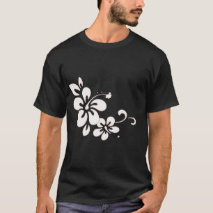 Le T-shirt des hommes hawaïens de fleur