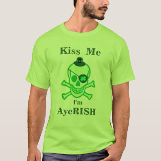 Le T-shirt des hommes irlandais de crâne