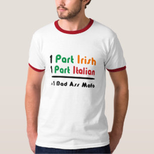 Le T-shirt des hommes italiens de pièce irlandais