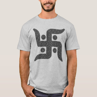 Le T-shirt des hommes Jain de svastika