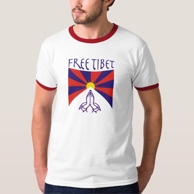 Le T-shirt des hommes libres du Thibet (Devant)