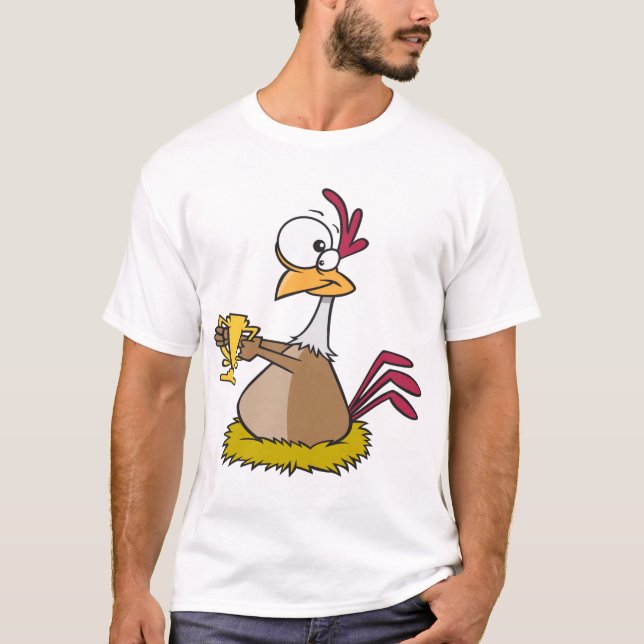 Le T-shirt des hommes professionnels de poulet (Devant)