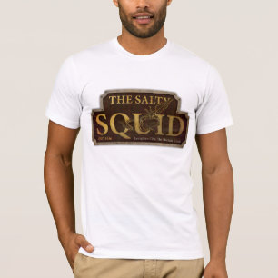 Le T-shirt des hommes salés de calmar