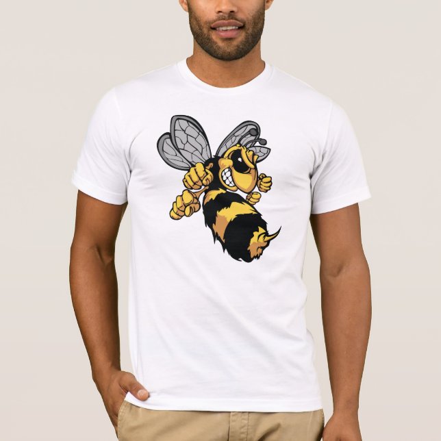 Le T-shirt des hommes très fâchés d'abeille (Devant)