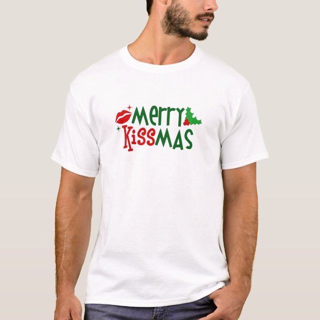 Le T-shirt des joyeux hommes de Kissmas (Devant)