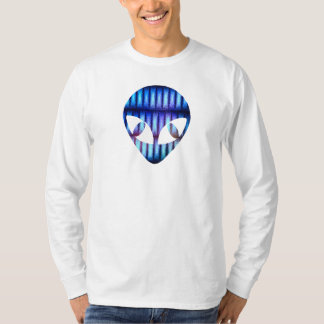 Le T-shirt des longs hommes de douille d'Alienware