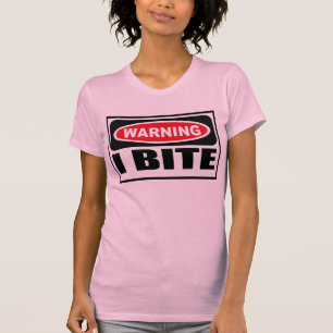 Le T-shirt d'I des femmes de avertissement de