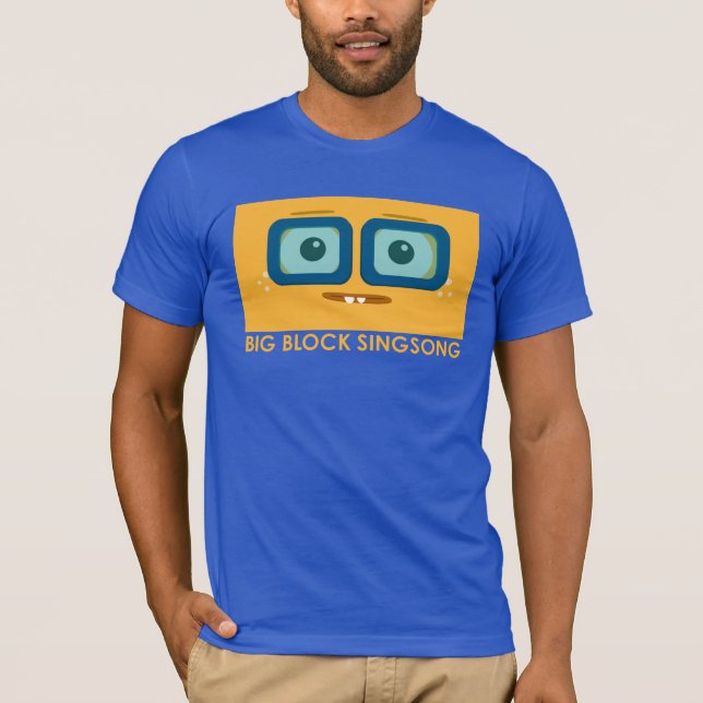 Le T-shirt différent d'hommes jaunes de BBSS (Devant)