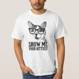 Le T-shirt drôle | de chat me montrent vos minous