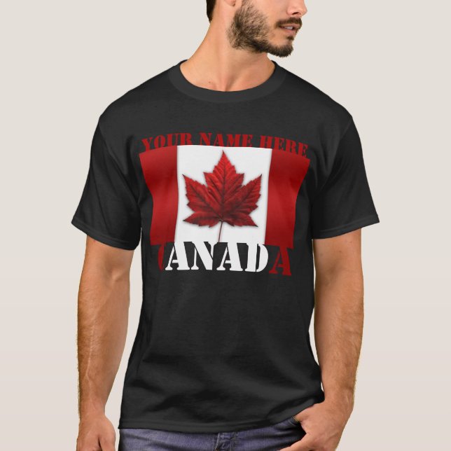 Le T-shirt du Canada a personnalisé le SM - (Devant)