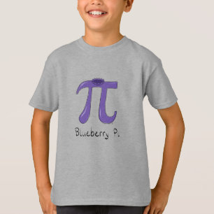 Le T-shirt du garçon des maths pi de la myrtille