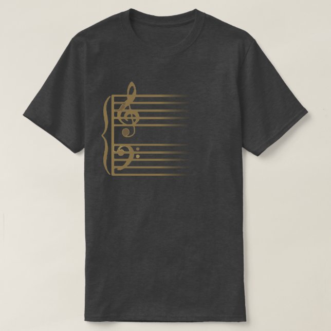 Le T-shirt du personnel de la vie musicale (Design devant)