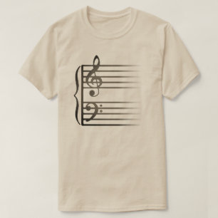 Le T-shirt du personnel de la vie musicale