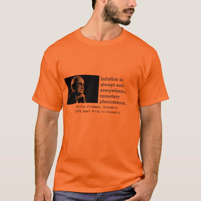 Le T-shirt éducatif Milton Friedman sur l'économie (Devant)