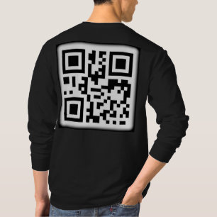 Le T-shirt élégant du code QR