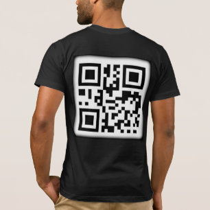 Le T-shirt élégant du code QR