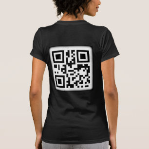 Le T-shirt élégant du code QR