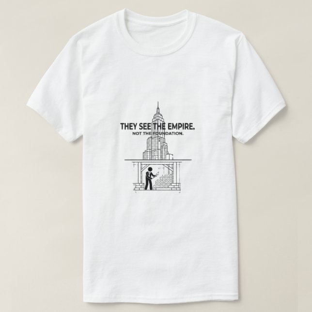 Le T-Shirt Entrepreneur de l'Empire Invisible – Af (Design devant)