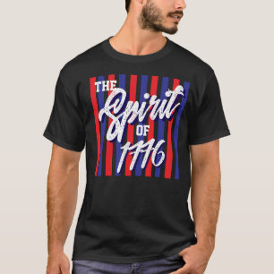 Le t-shirt esprit de 1776 4 juillet
