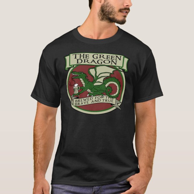 Le T-shirt Essential Dragon Vert (Devant)